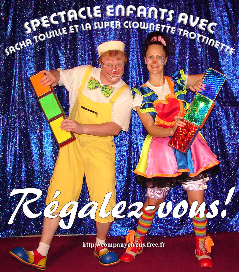spectacle de noel clowns