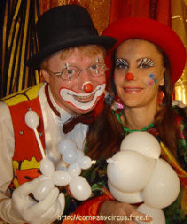 about clowns animation mariage